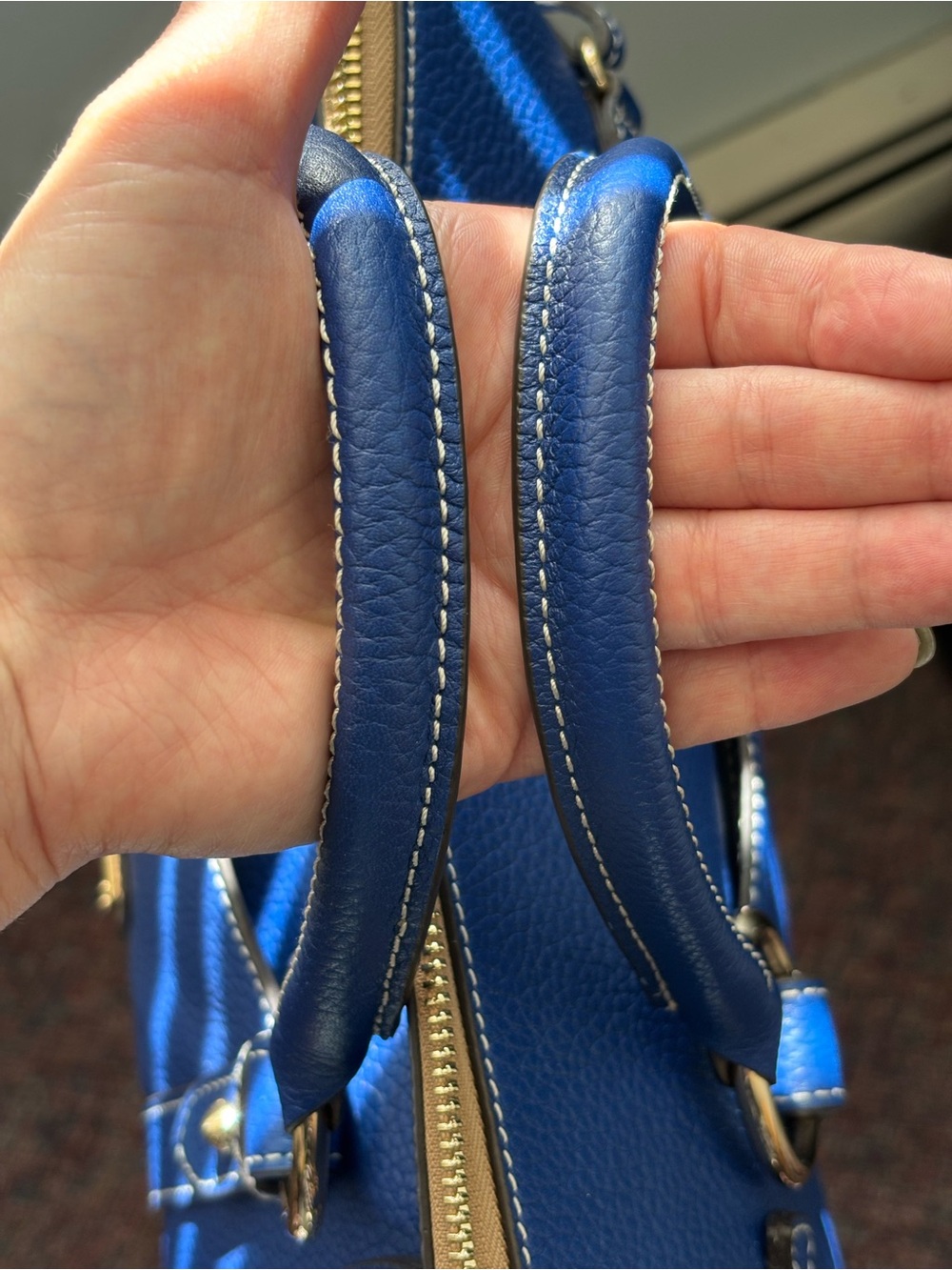 Dooney & Bourke Sorrento Satchel 30 - Ocean - Picture 12 of 14